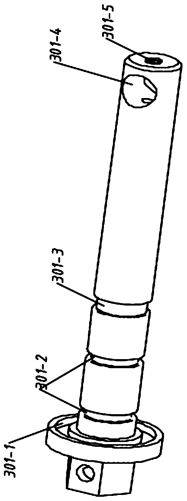 Hatch cover opening and closing mechanism of deep sea manned submersible