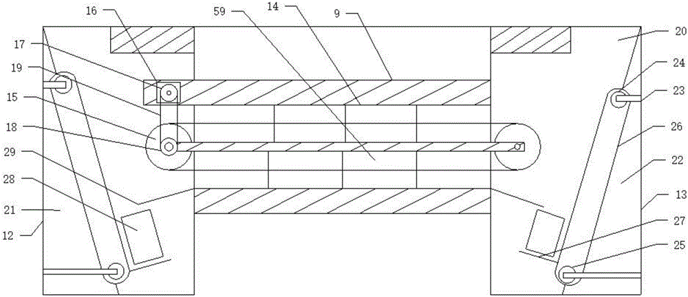 Automatic classification and centralization conveyor for environmental waste treatment