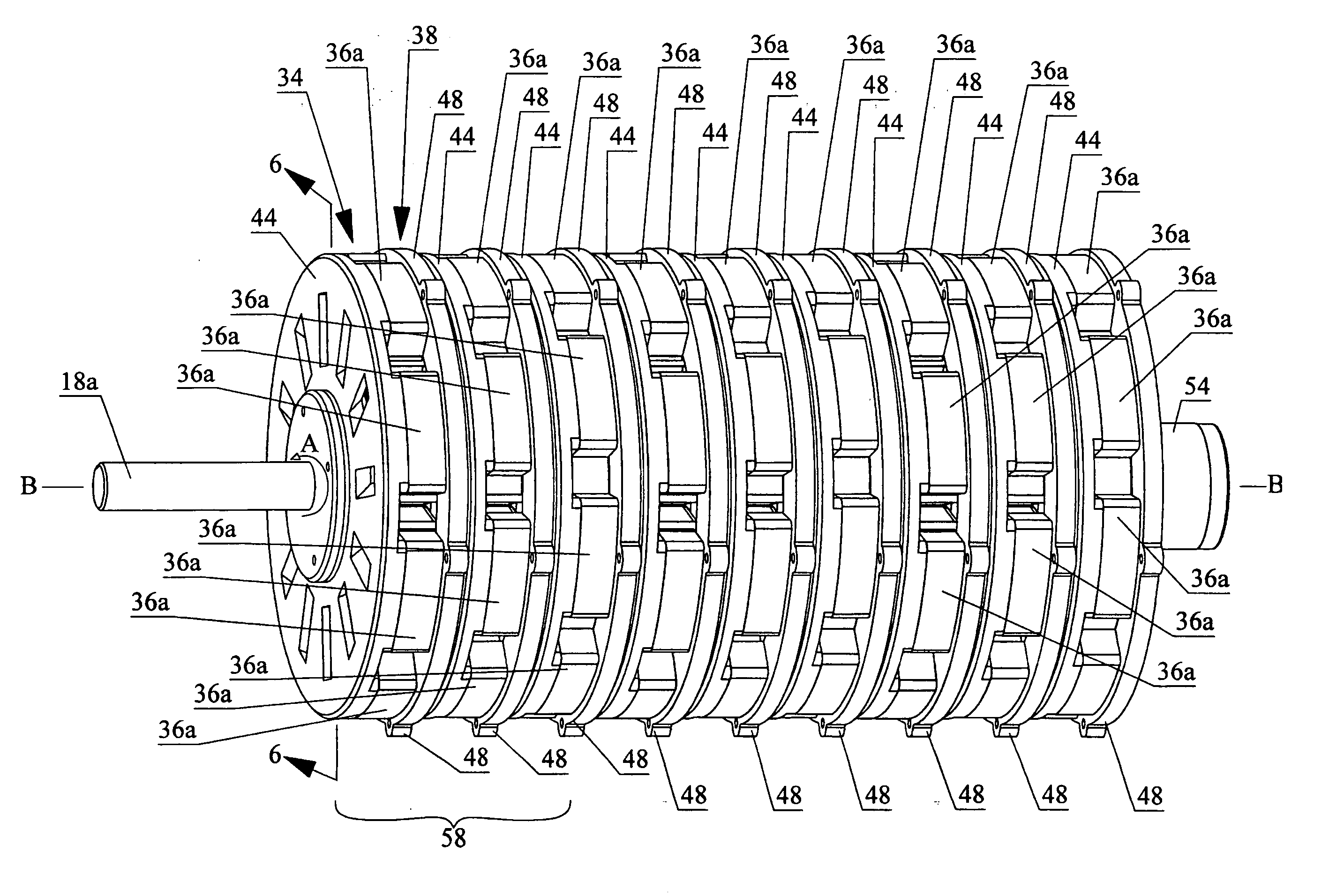 Polyphasic multi-coil generator