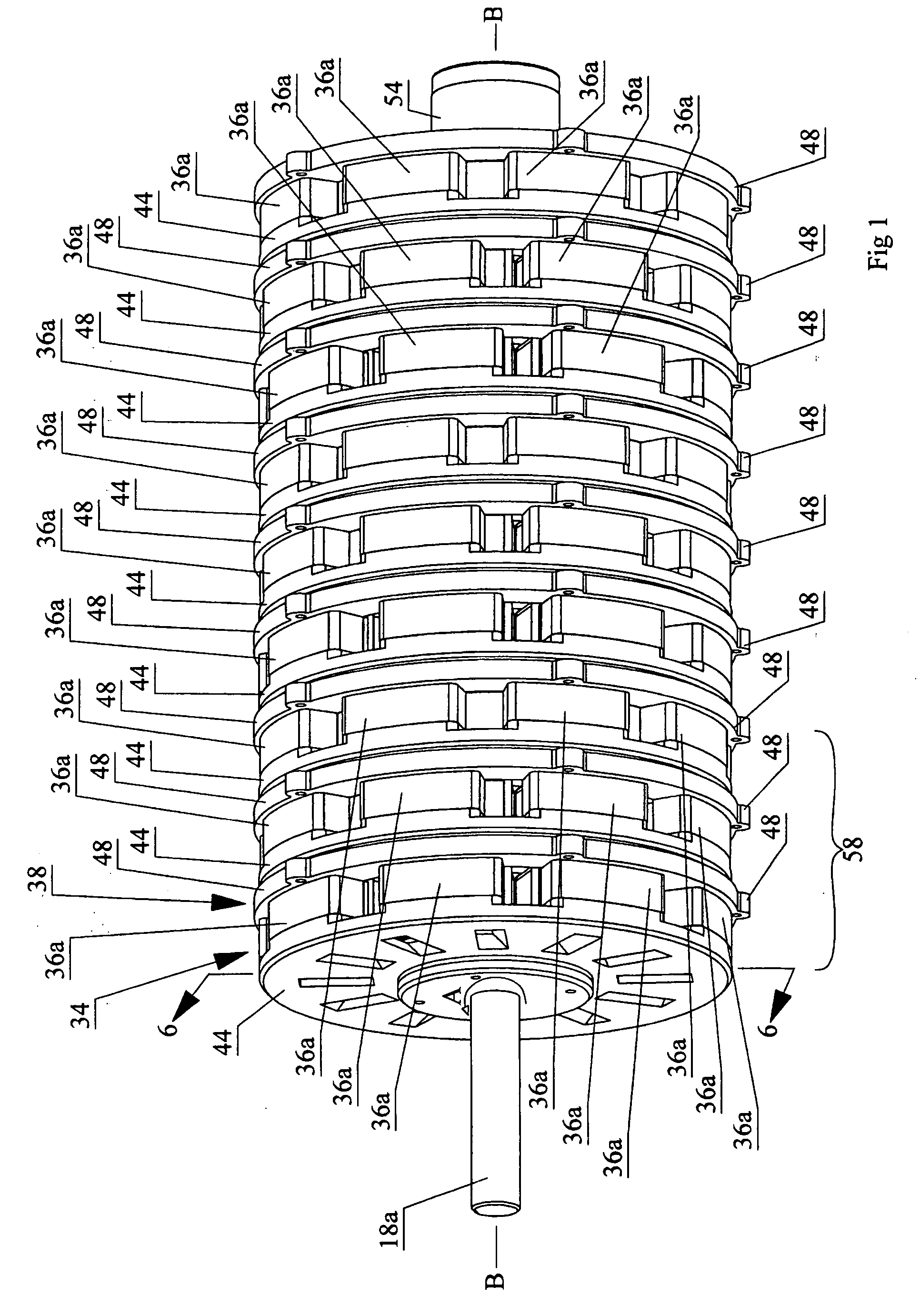 Polyphasic multi-coil generator