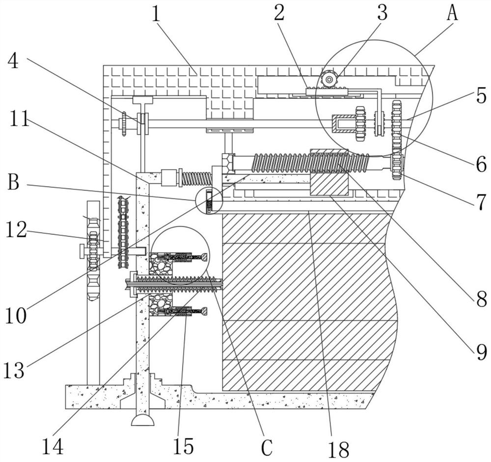 Energy-saving and environment-friendly multi-layer steel plate rolling and automatic punching device