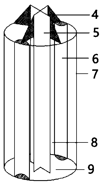 Heated incombustible cigarette and production method thereof