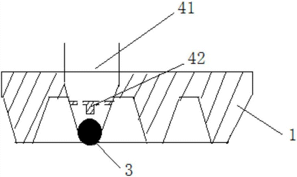 Solid lubricating device used for open-type lead screw nut transmission of numerical control machine tool