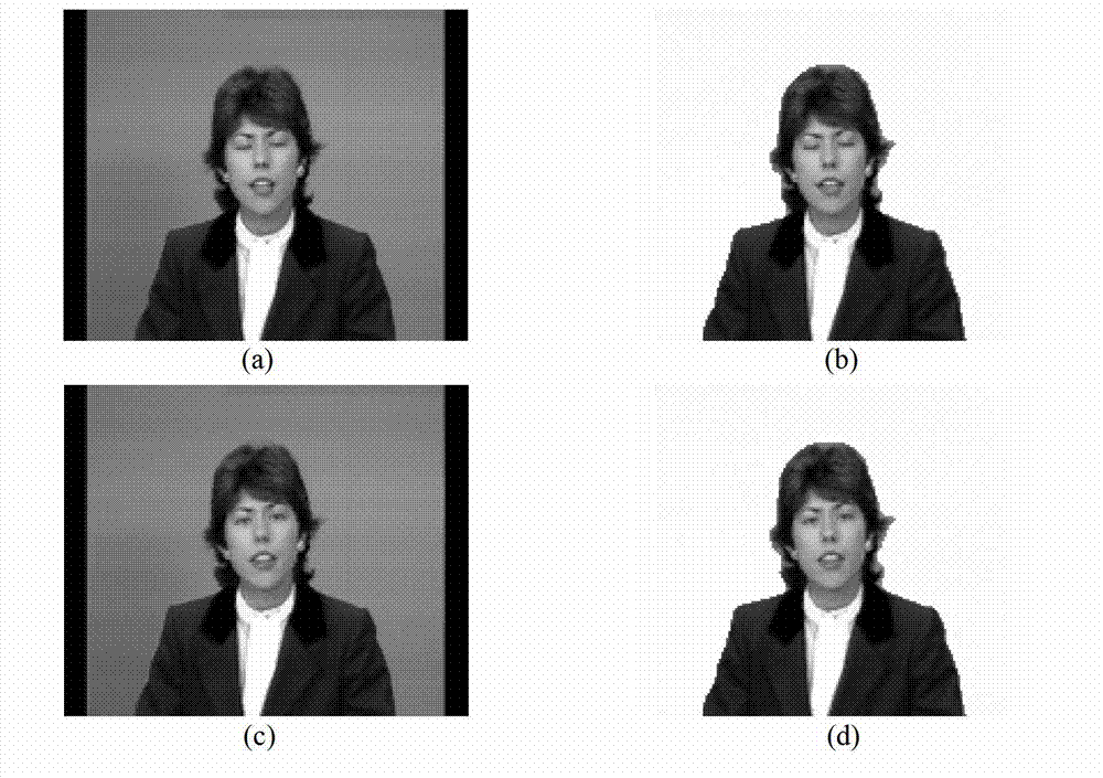 Video object division method based on change detection and frame difference accumulation