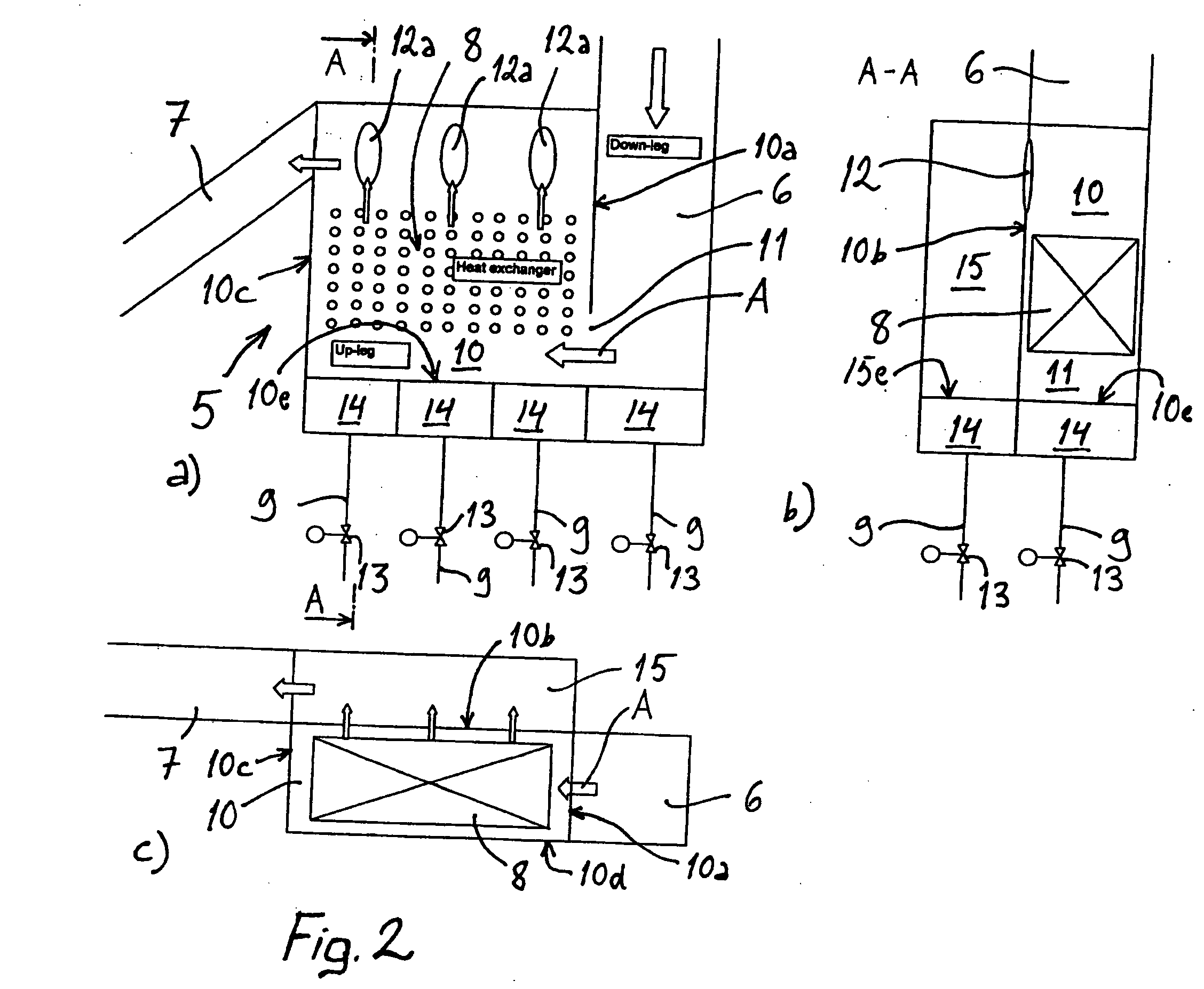 Circulating fluidized bed boiler