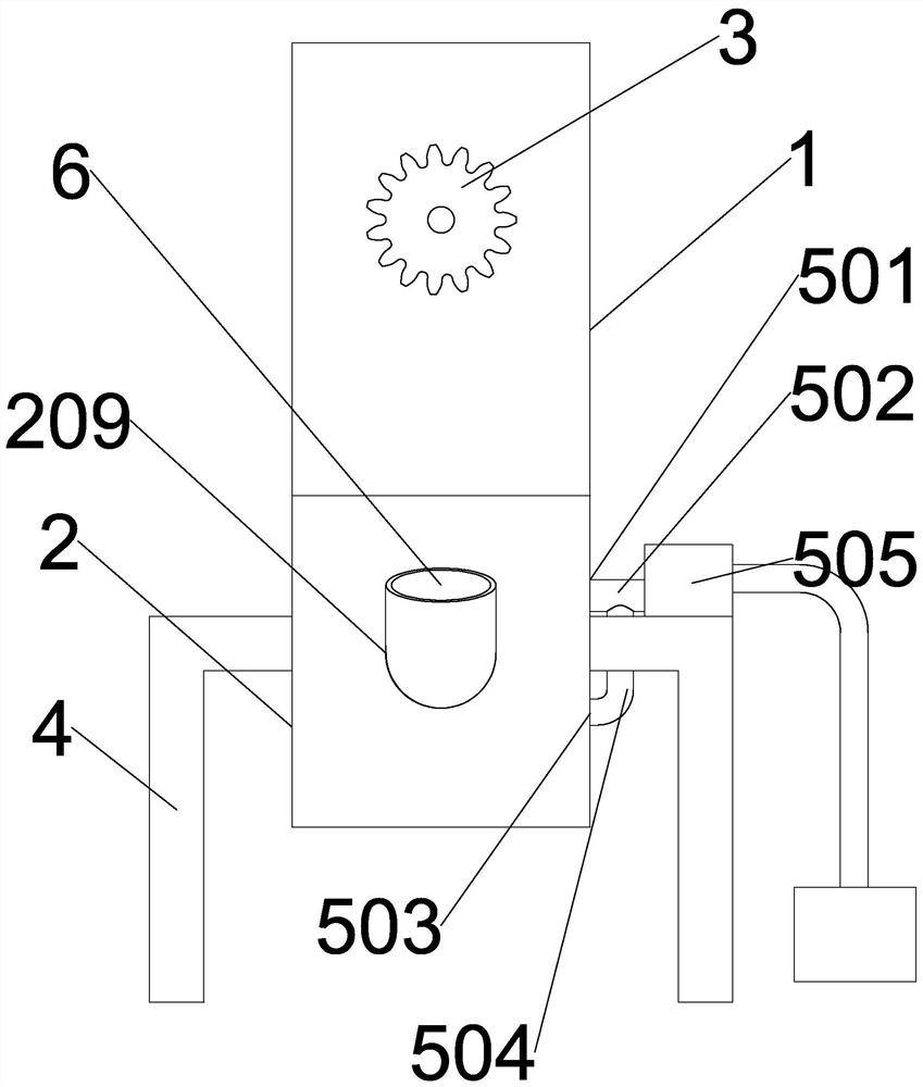 Secondary crushing system for mineral coal briquettes