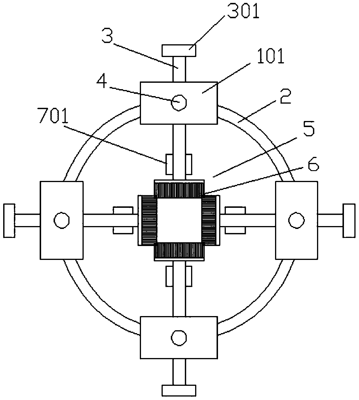 Cable penetrating auxiliary device