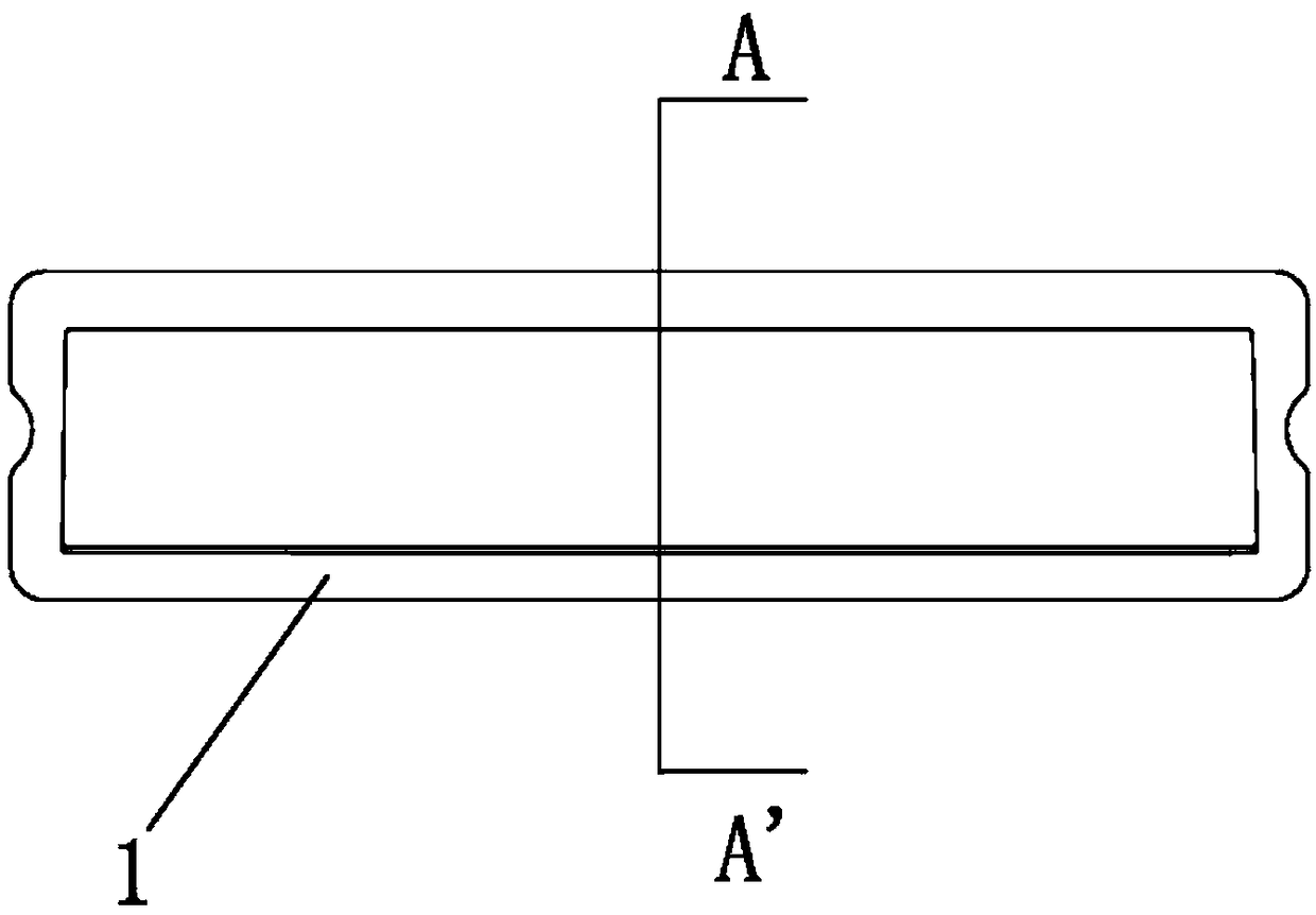 Beveled foam and production method thereof