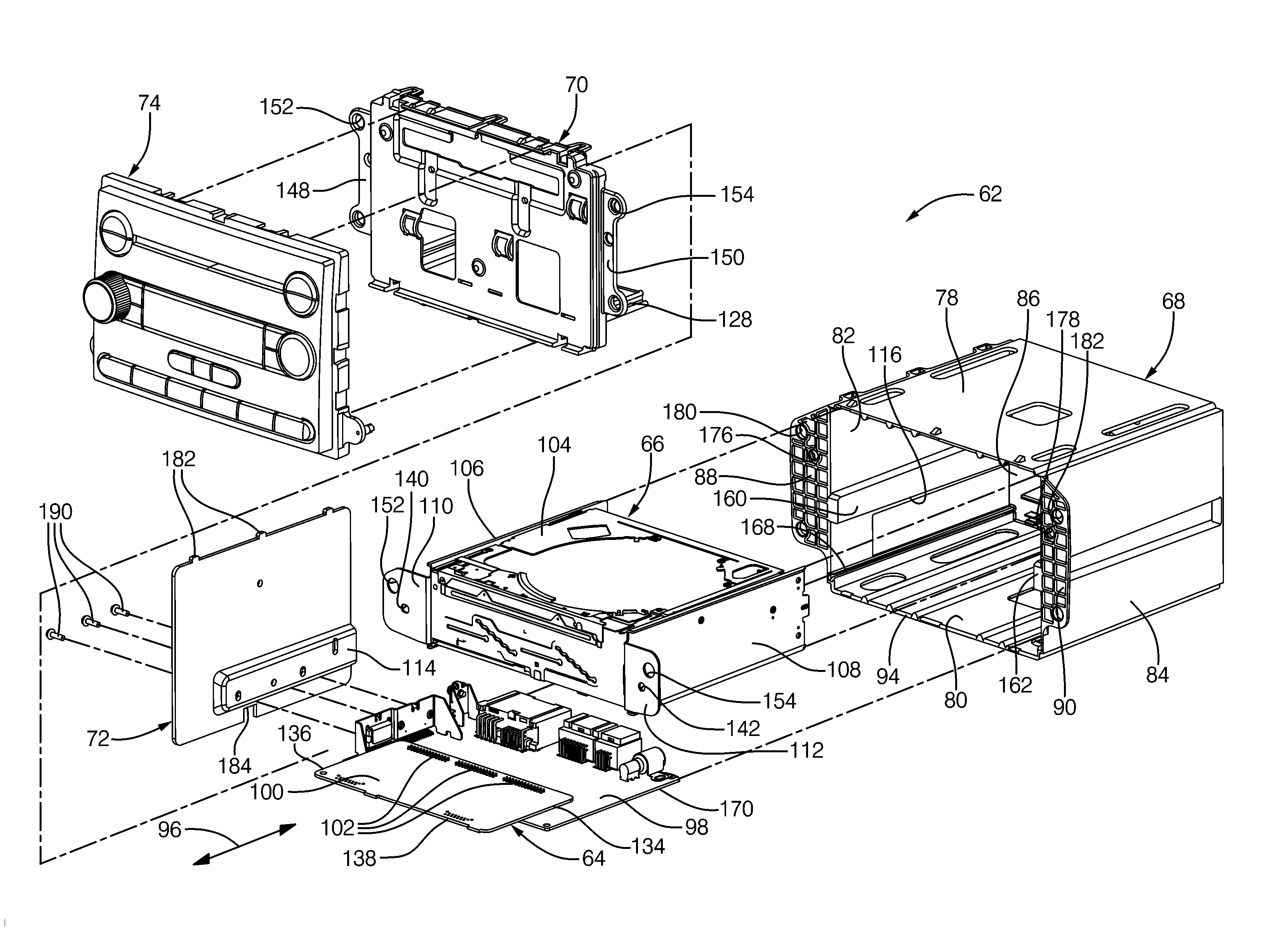 Lightweight audio system for automotive applications and method