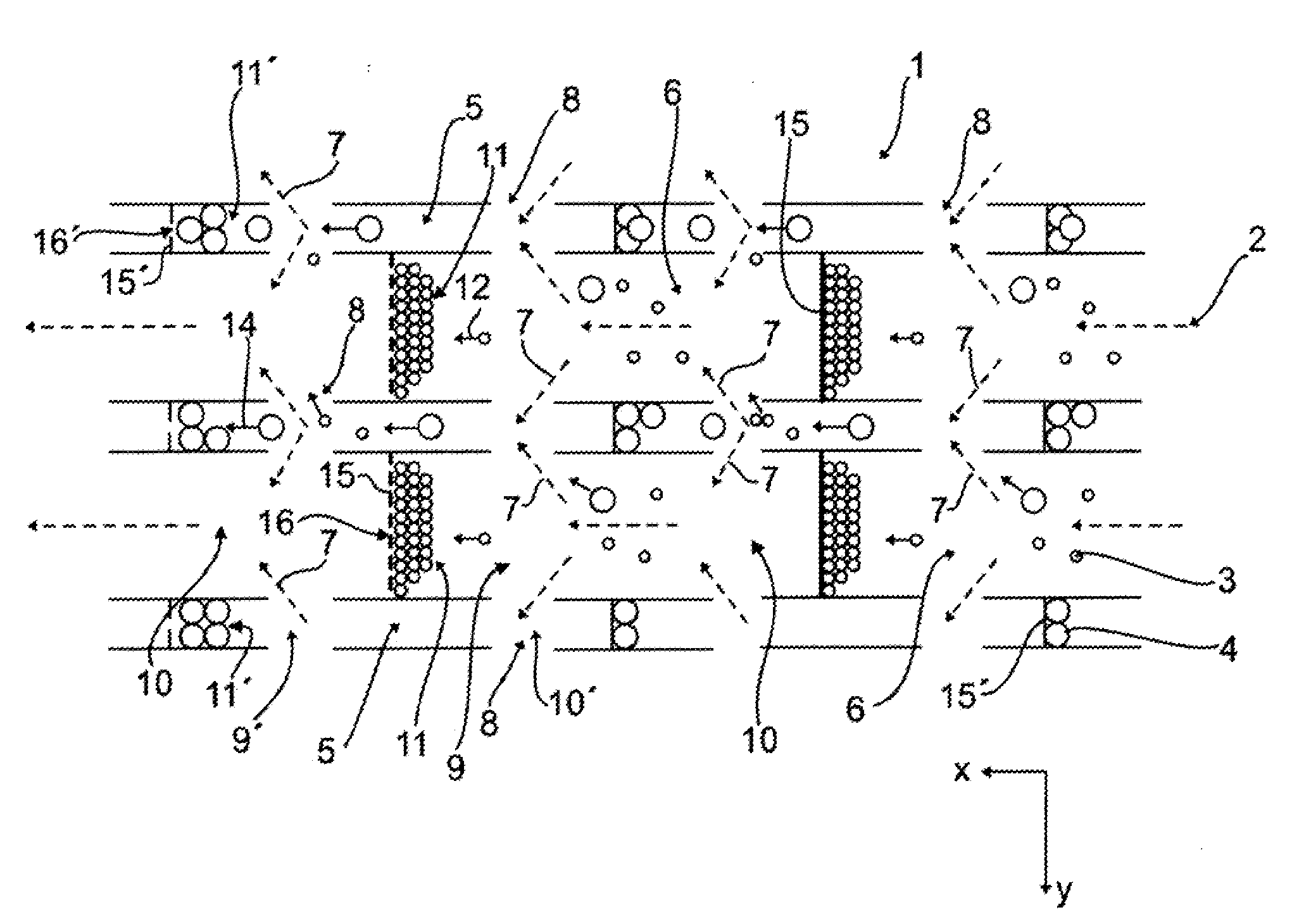 Particle Separator and Method for Removing Particles from an Exhaust Gas Stream of an Internal Combustion Engine