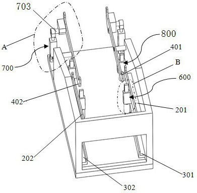 Automatic roller replacing unit for rail-changing type lithium battery diaphragm and method for realizing automatic roller changing based on automatic roller replacing unit for rail-changing type lithium battery diaphragm