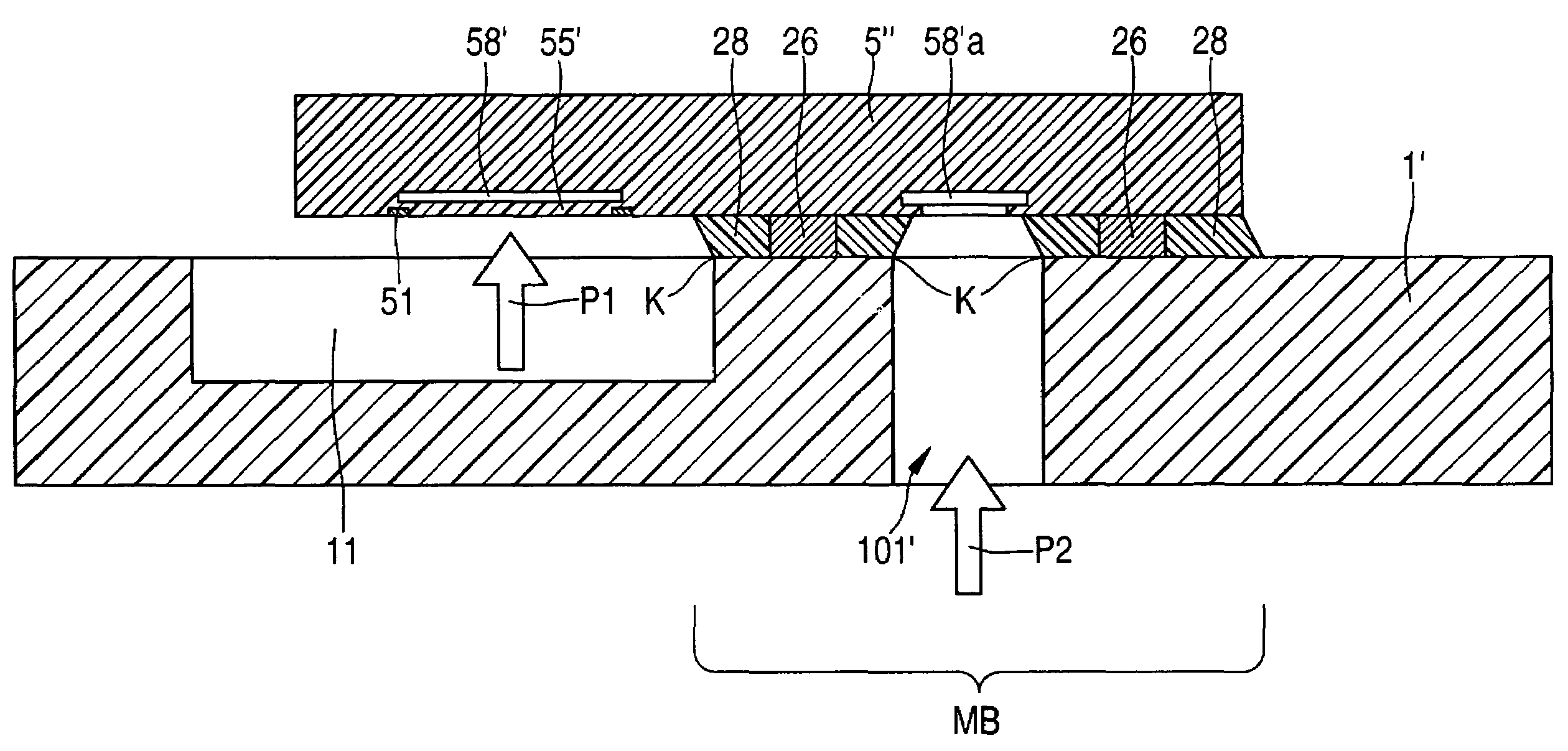 Method for mounting semiconductor chips, and corresponding semiconductor chip system