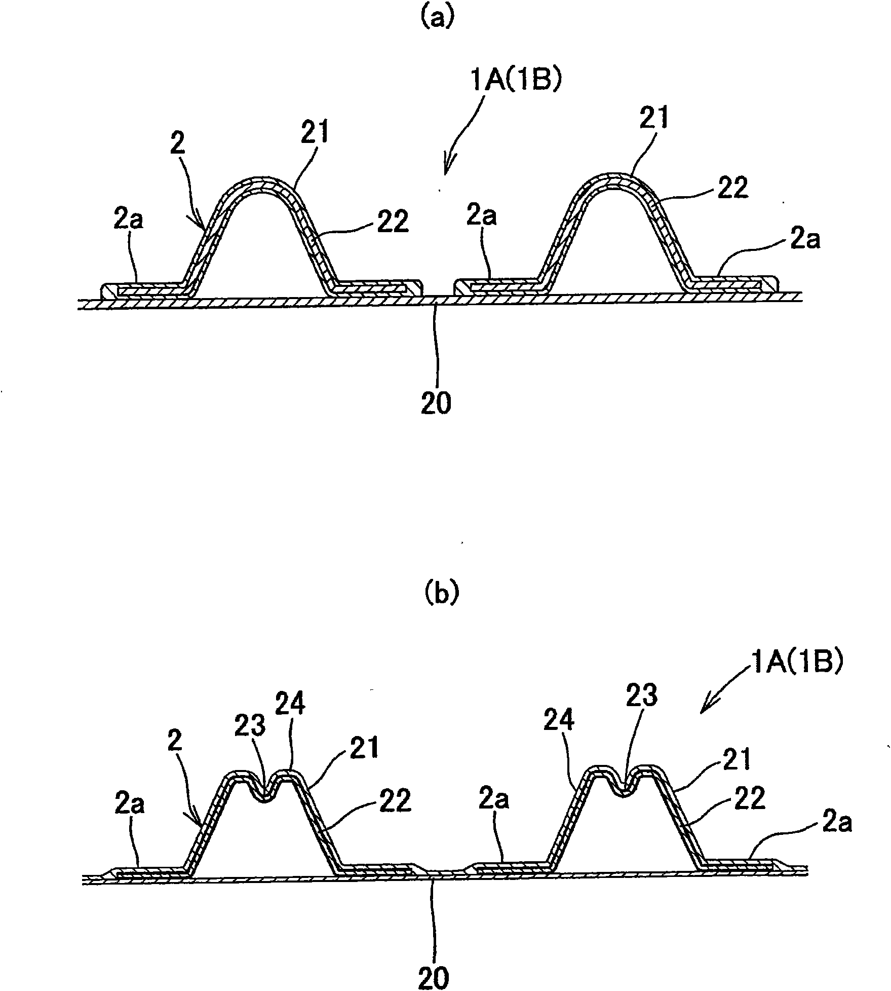 Connection structure of waveform plastic conduit, a waveform plastic conduit used by the connection structure and manufacture method thereof