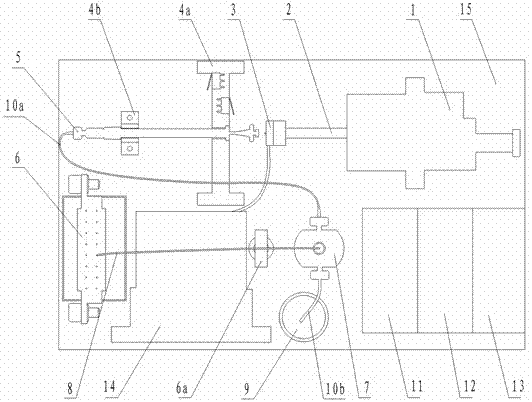 Automatic cleaning and glue pouring platform for capillary array