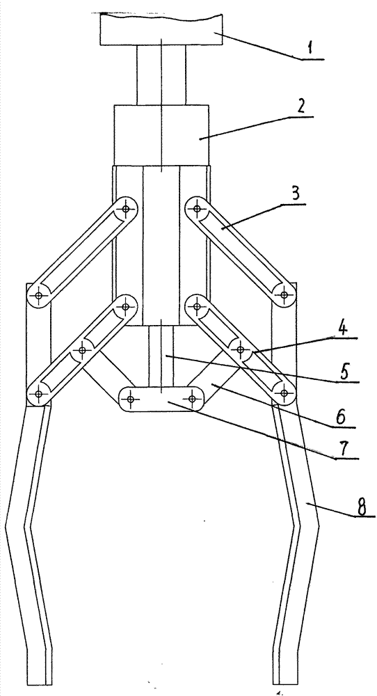 Cole crop pulling and taking jaw assembly