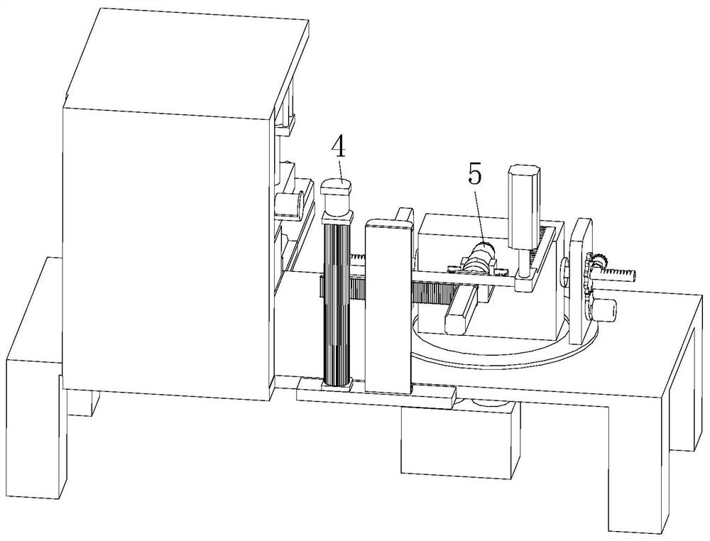 Computer case positioning and edge grinding adjusting system