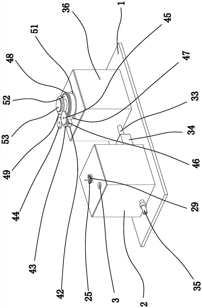 A raw material mixing device in the preparation of biomass wood-plastic composite materials