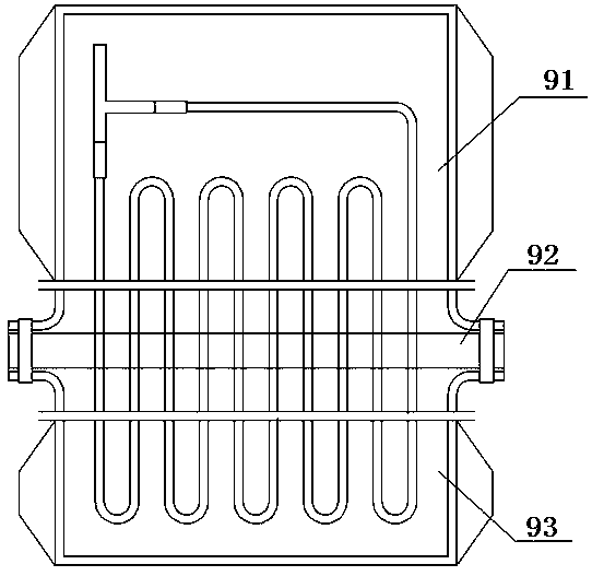 Restaurant waste heat recovery range hood based on oscillating heat pipe