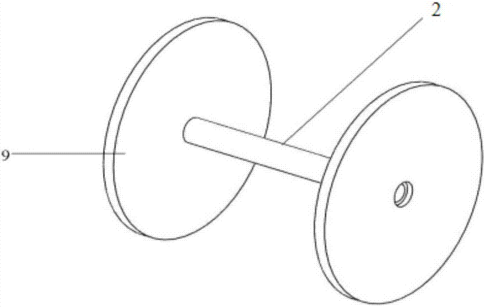 Special-shaped shuttle used for bundle-shaped filament weaving