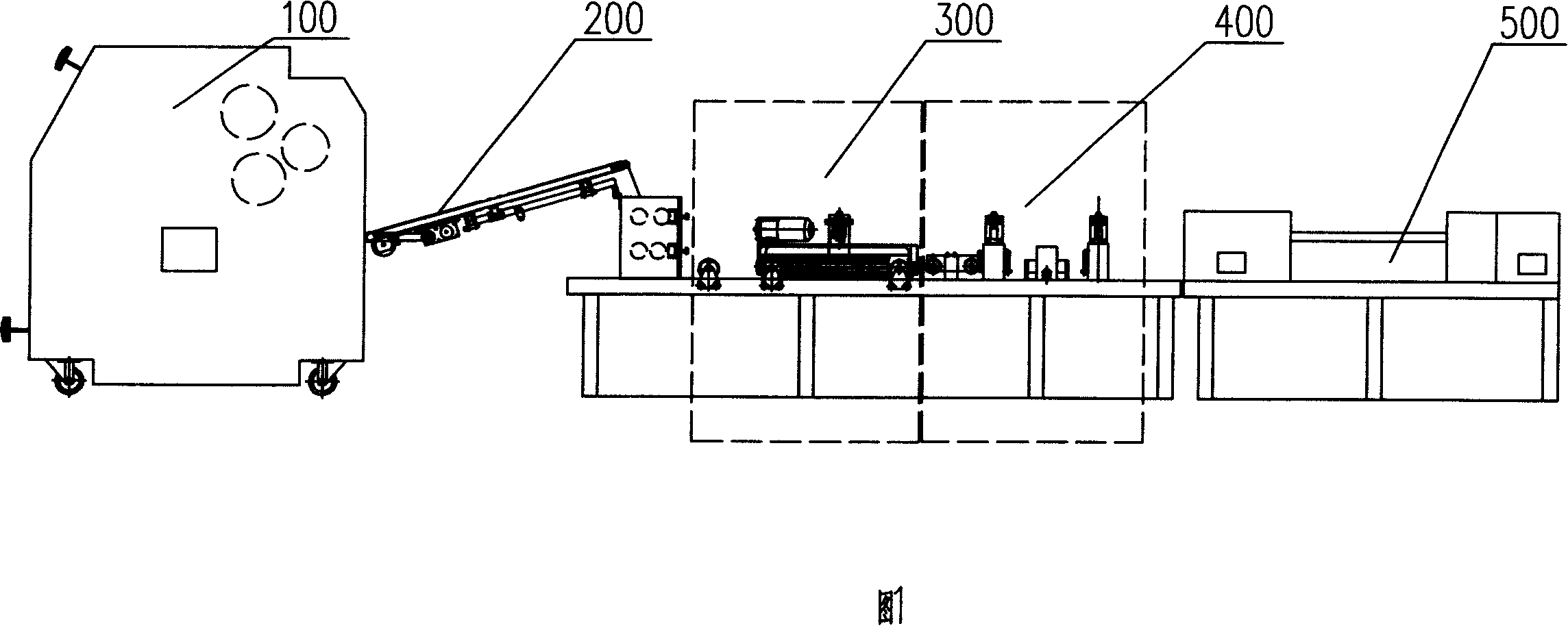 Equipment for producing round steamed bread