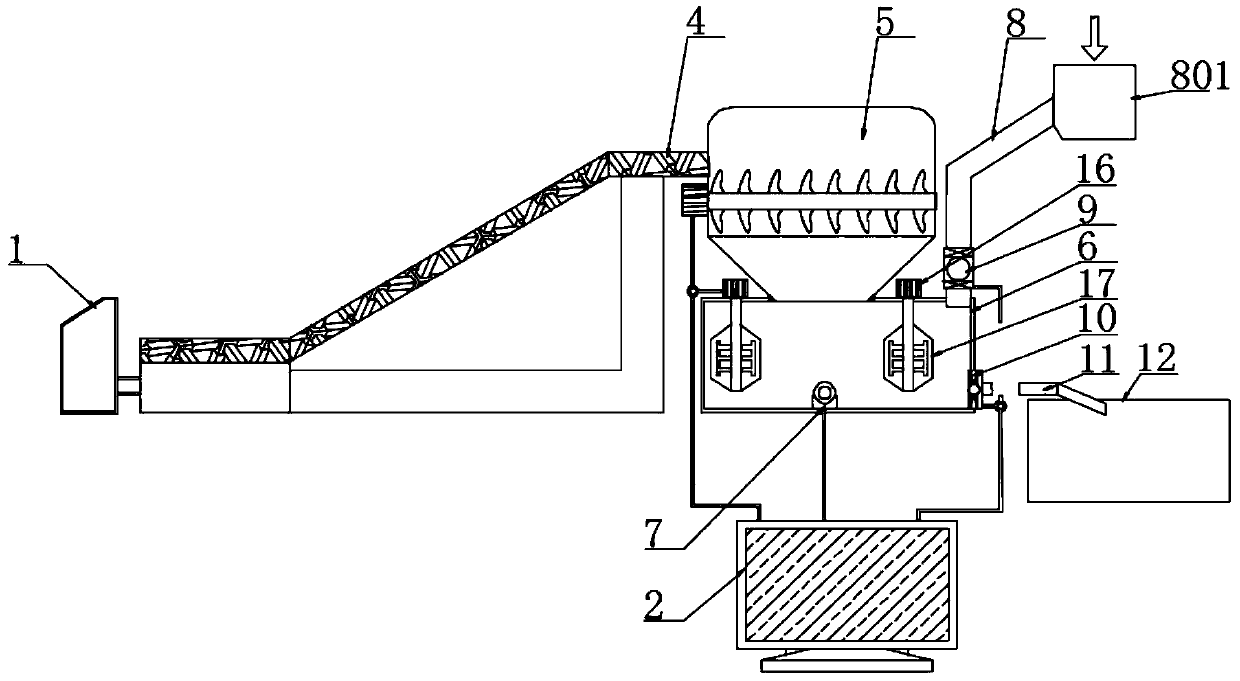 Intelligent repulping and feeding linked system in pulp molded pulping process