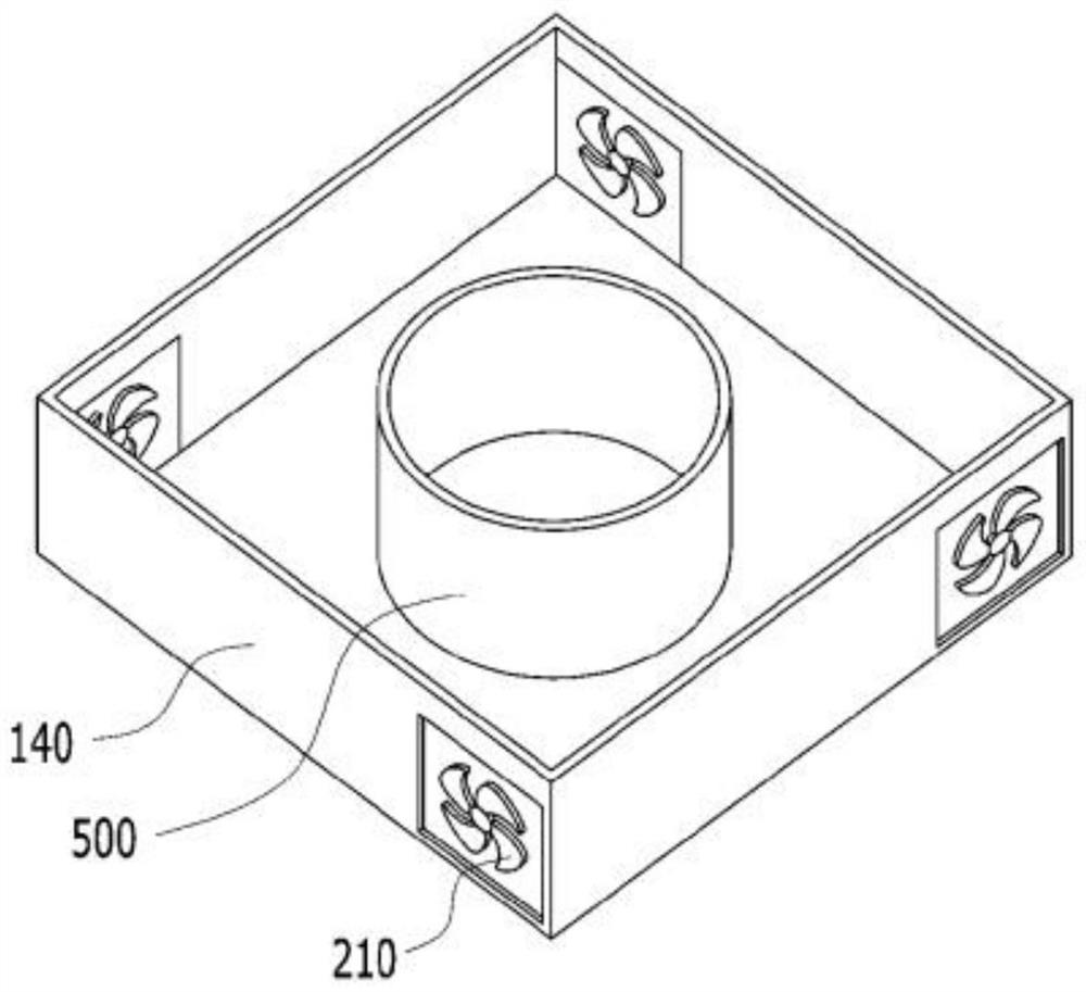 Double swirl type air purifier