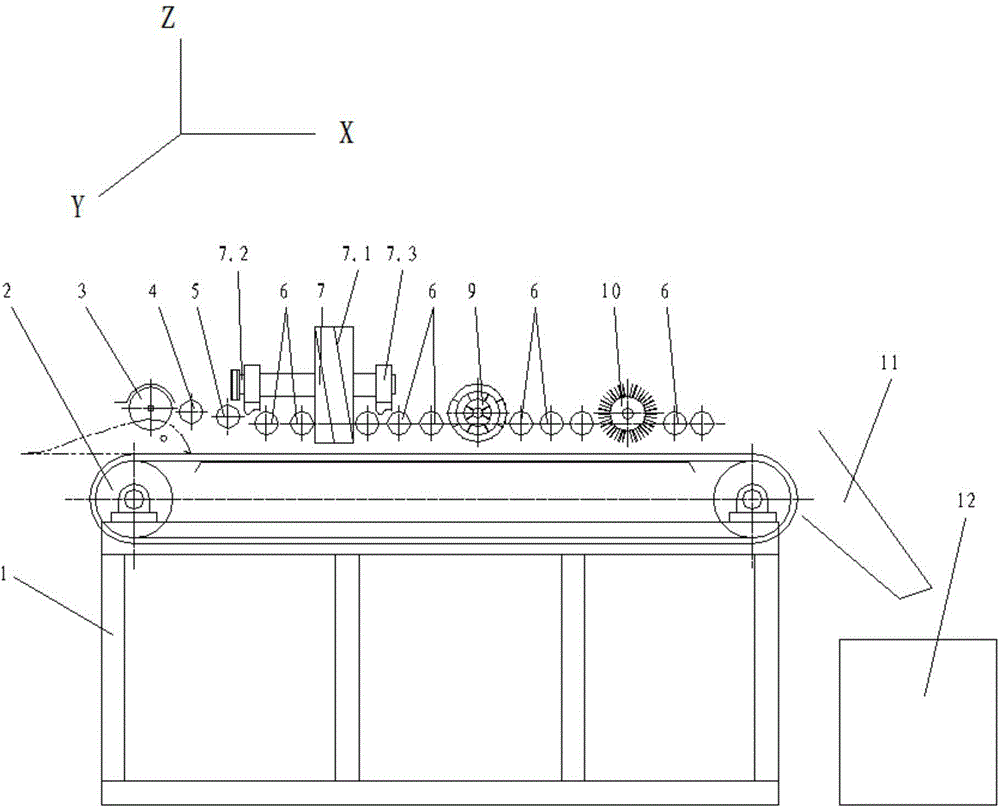 Viscera removing equipment and method for processing back-opened pseudosciaena crocea