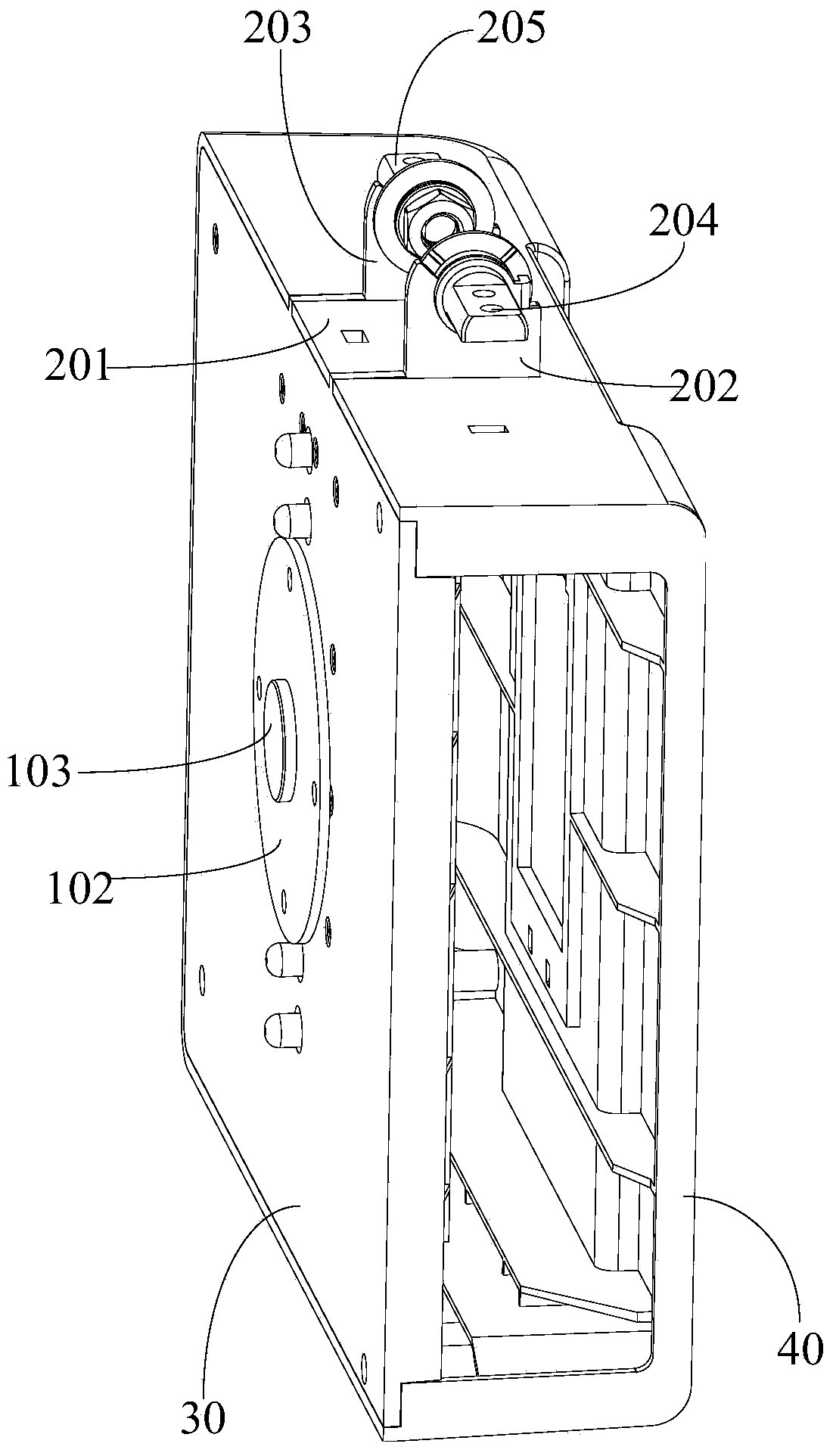 Rotating mechanism of vertical display