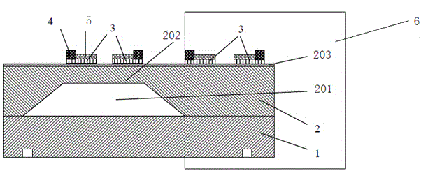 Temperature-integrated high-performance pressure sensor chip and manufacturing method thereof