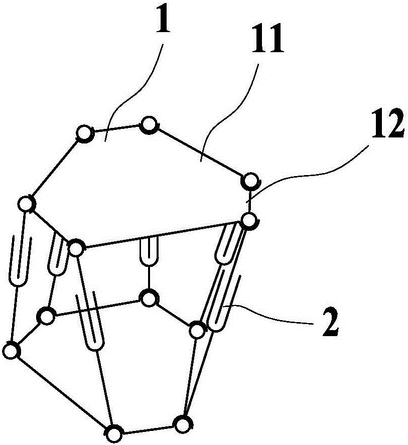 Palletizing robot based on parallel connection mechanism