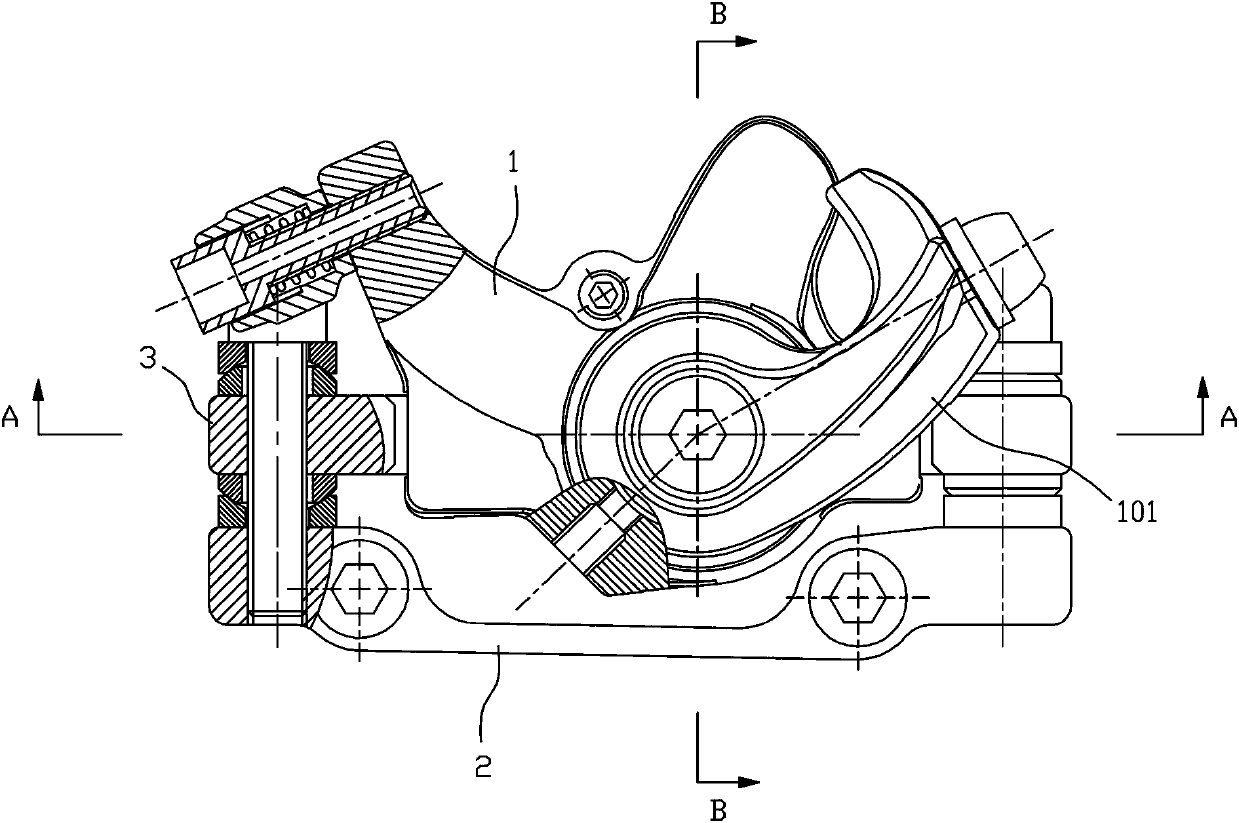 Mechanical double-acting disc brake