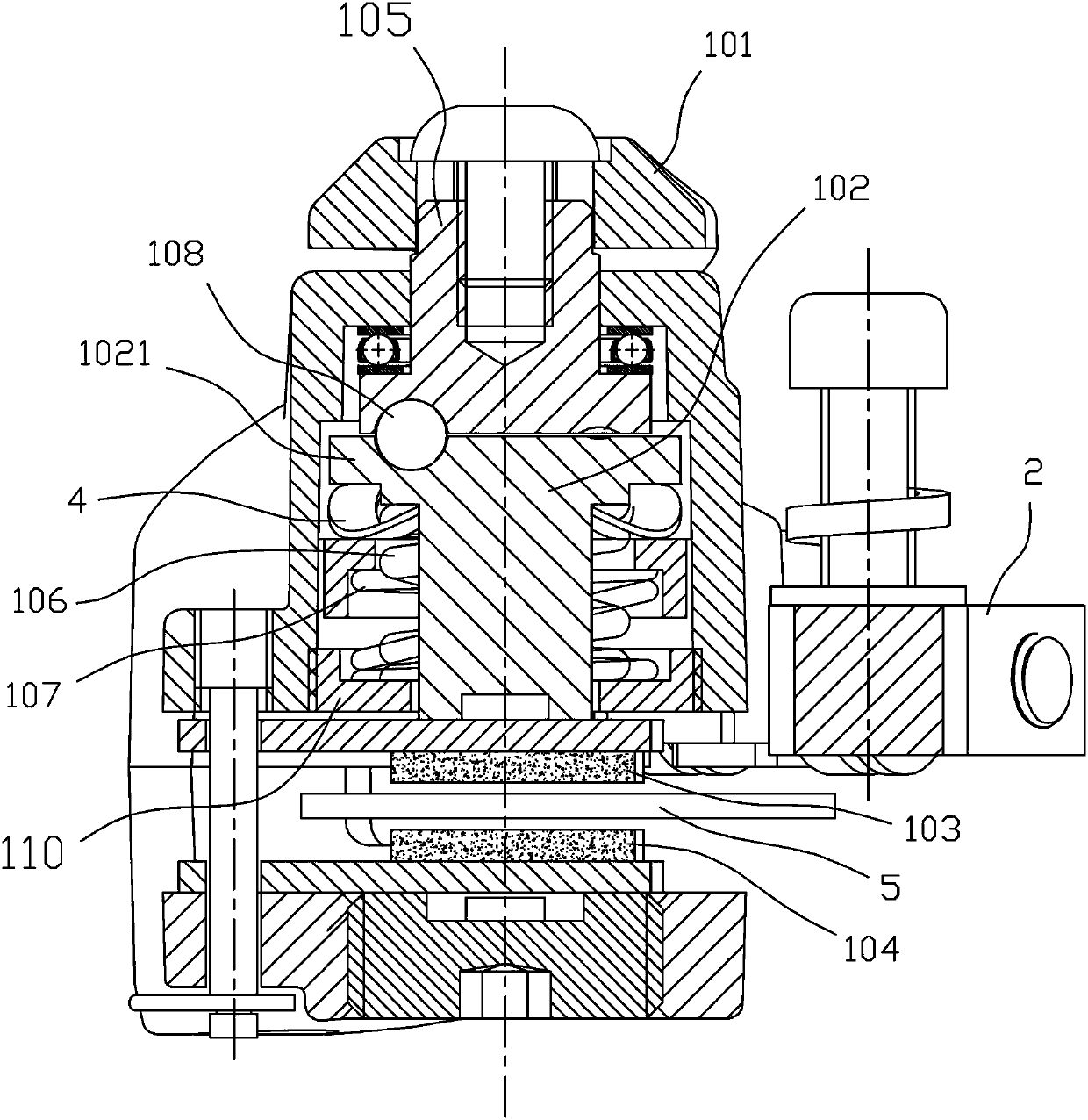 Mechanical double-acting disc brake