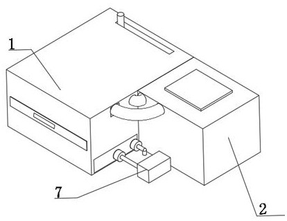 An automated testing device for a semiconductor device