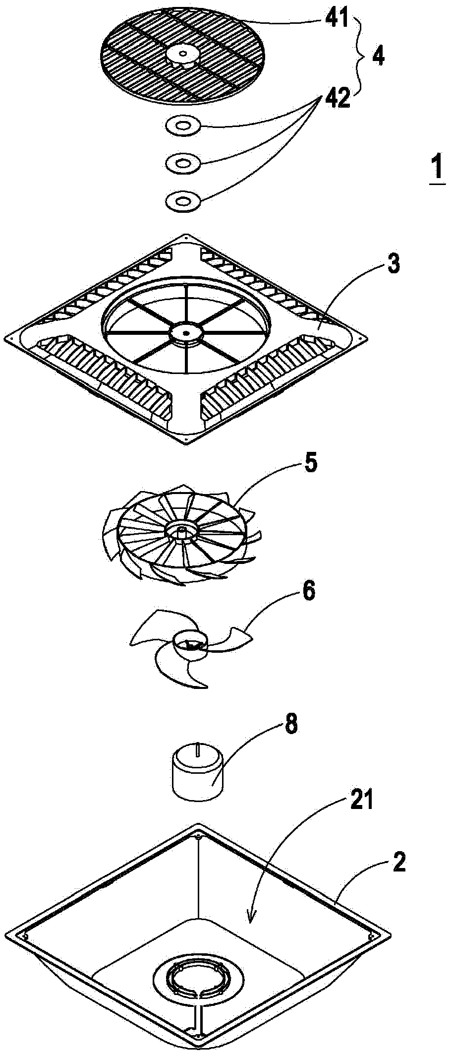 Circulating fan and air ducting thereof