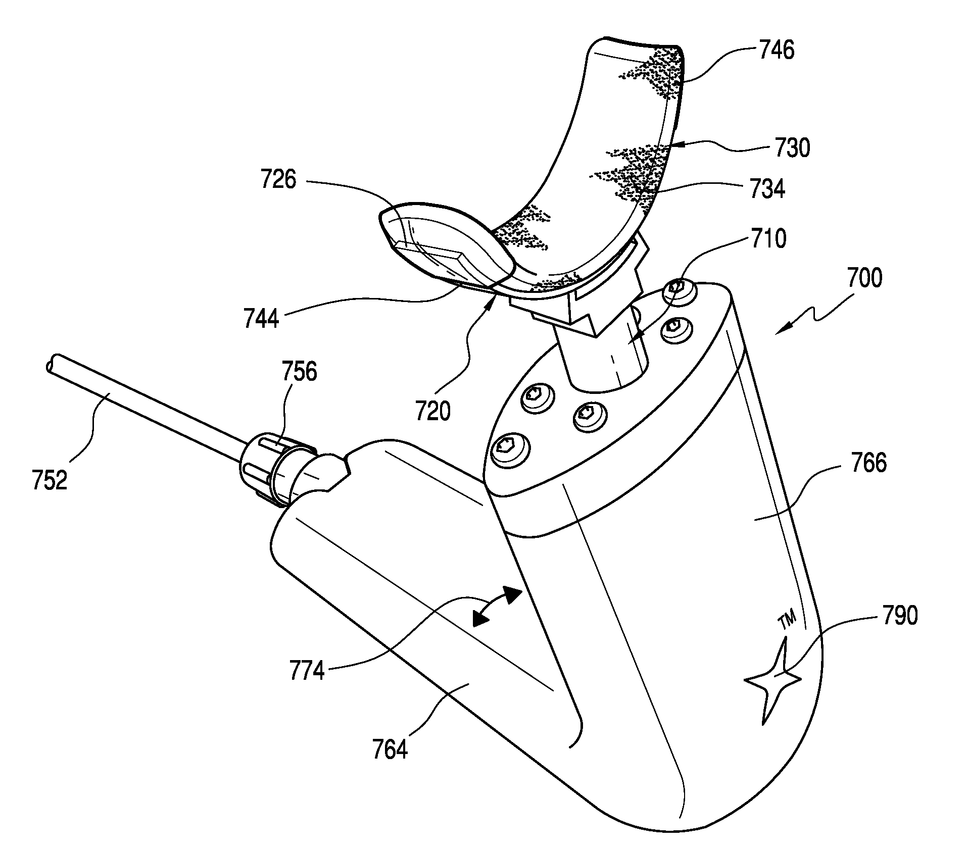 Method and device for whitening teeth using sonochemistry