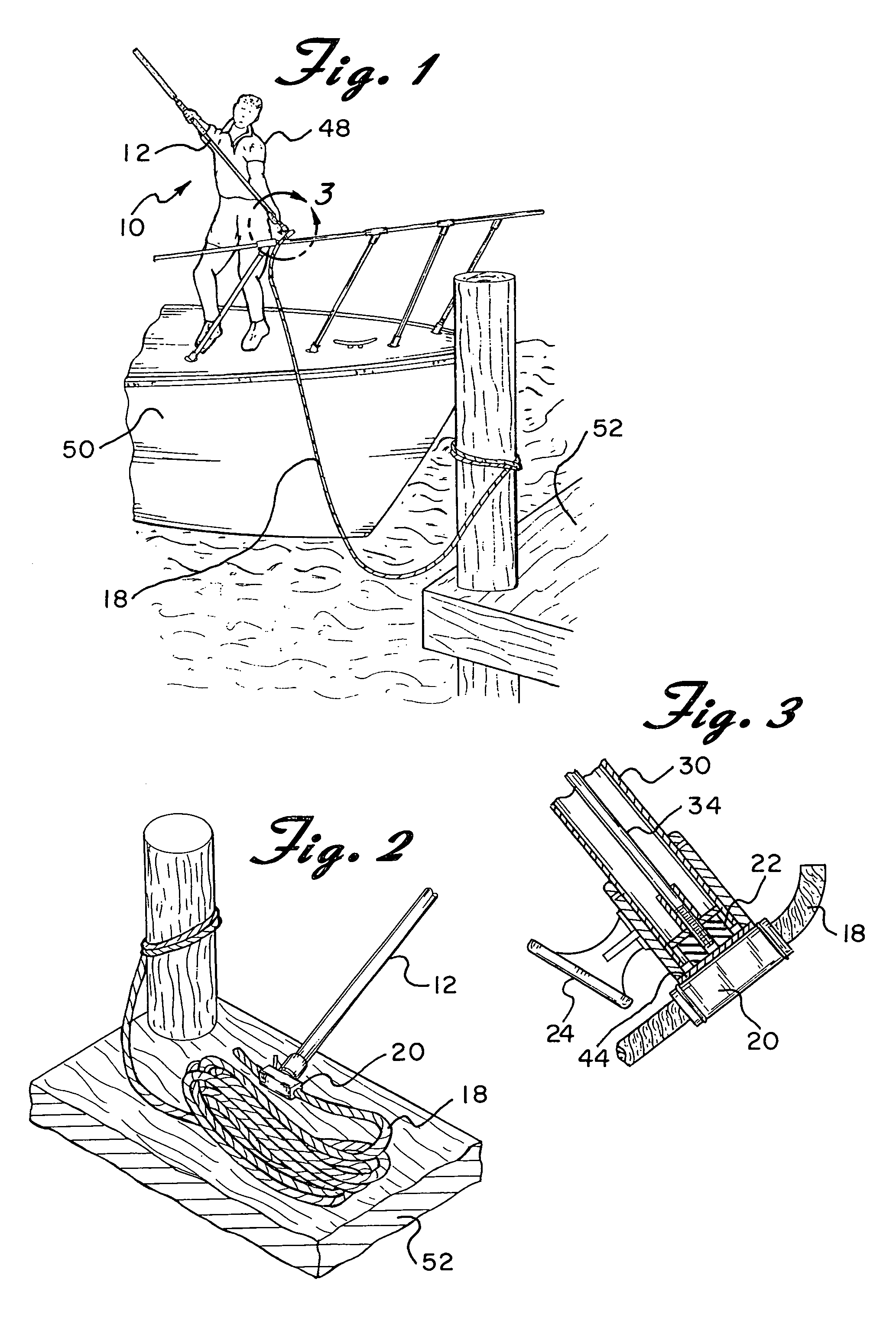 Magnetic boat docking system