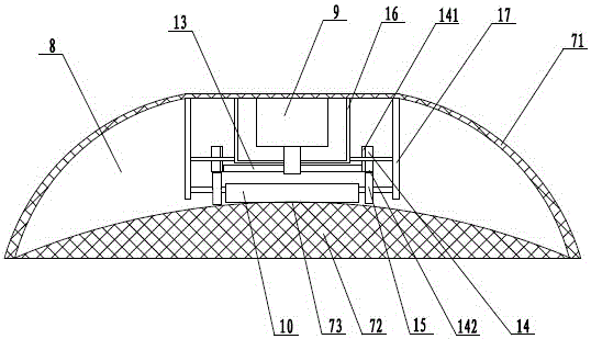 Head side rest vibration type seat