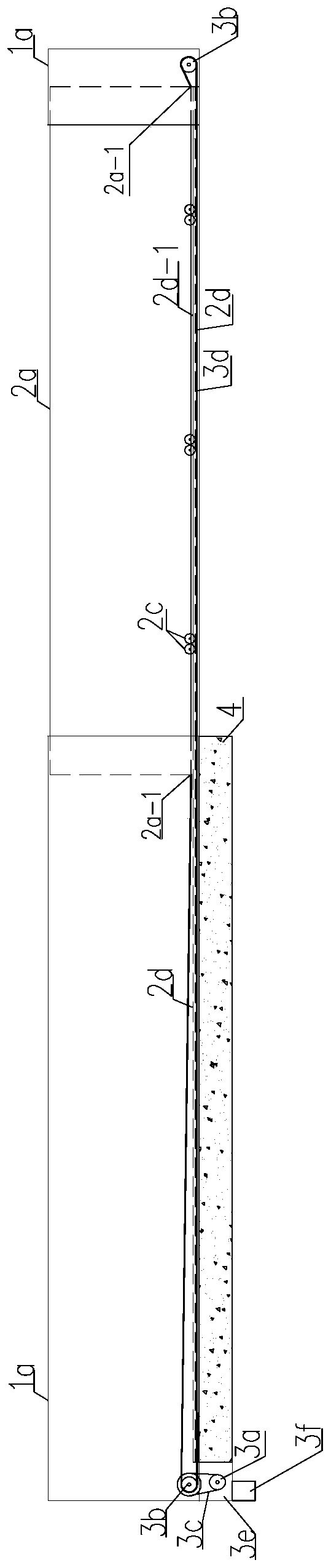 Primary-secondary type central crash barrier system capable of being opened and closed