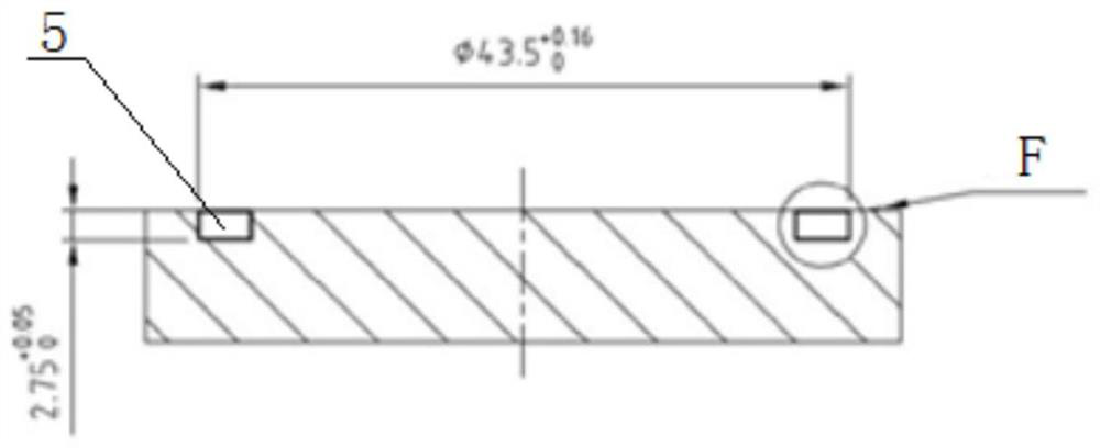 One-time forming efficient PCD cutter for annular groove machining