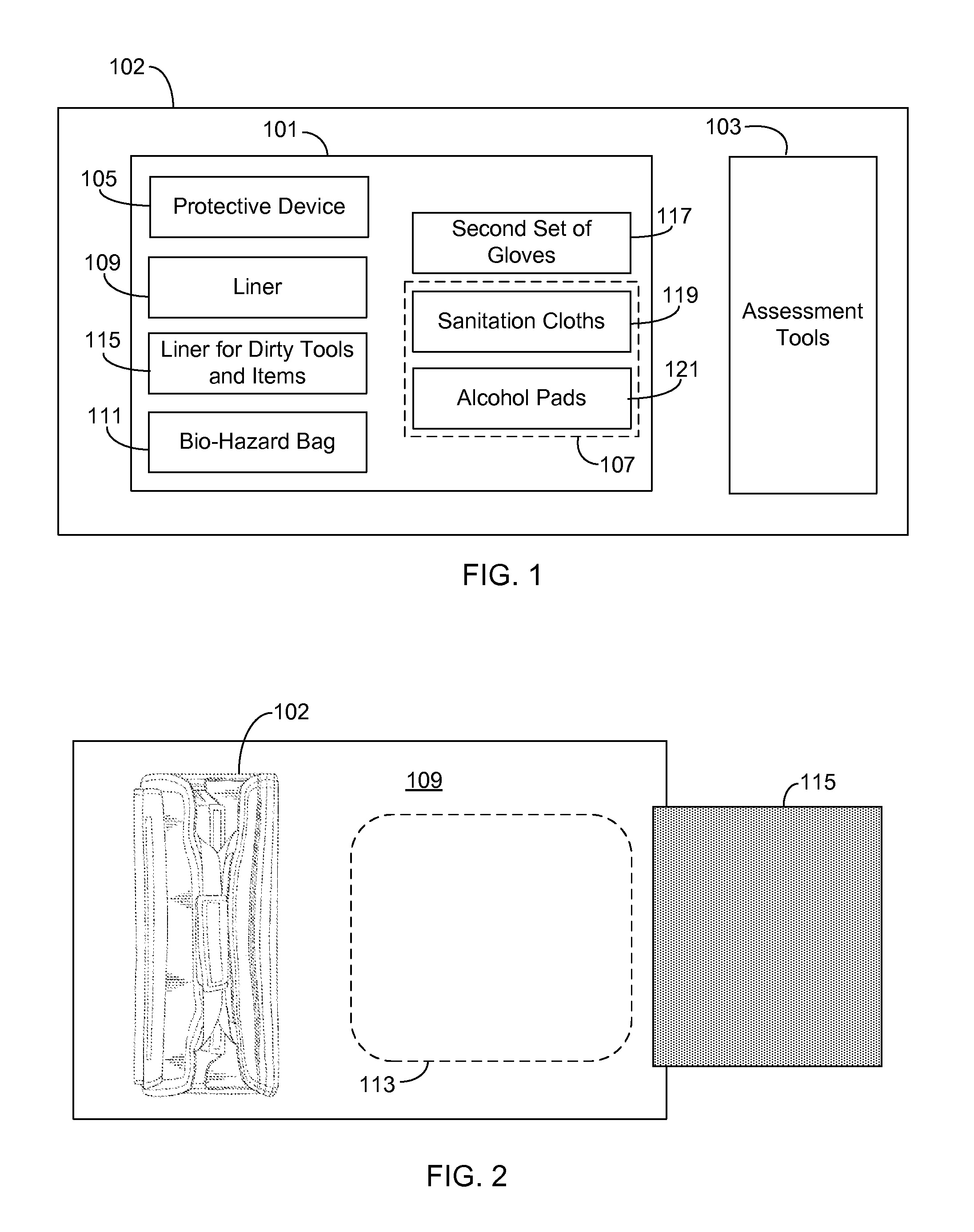 Medical assessment kit and method