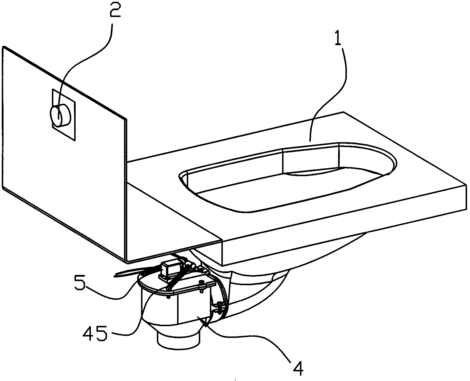 Water-saving pedestal pan