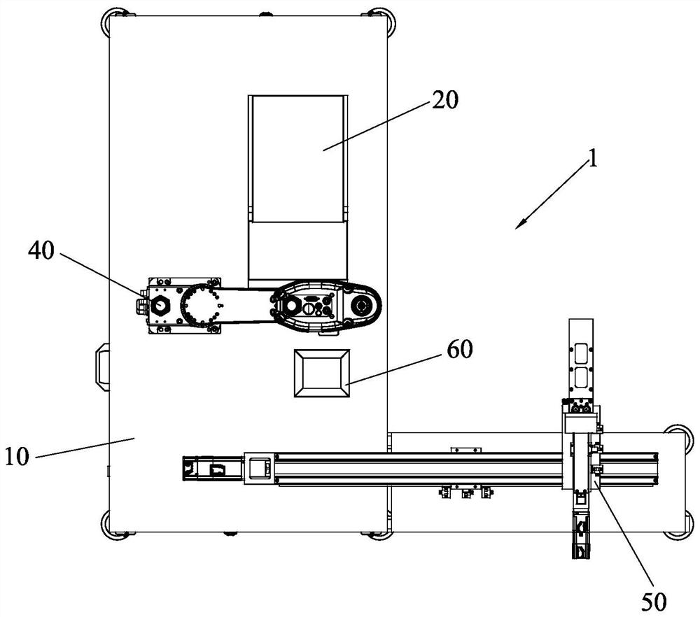 Feeding and discharging equipment for sheet stock punching and operation method thereof