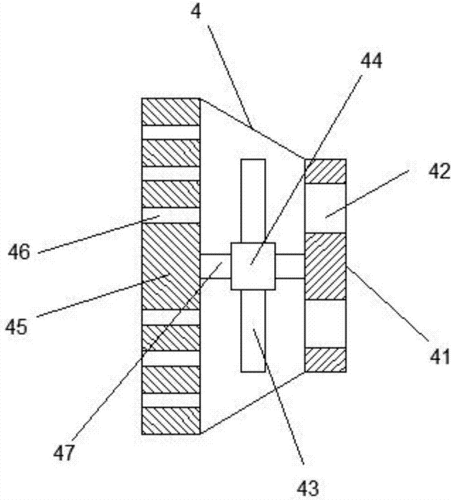 Agricultural spraying and irrigating device with good mixing effects