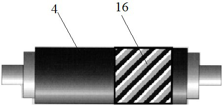 Five-roller coating device for preparing release film