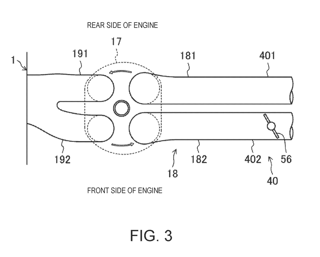 Fuel injection device of engine