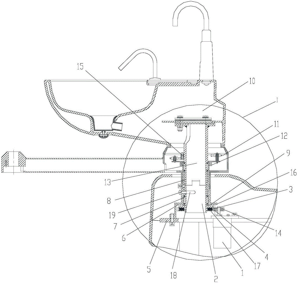 Spittoon Rotation Mechanism for Dental Units