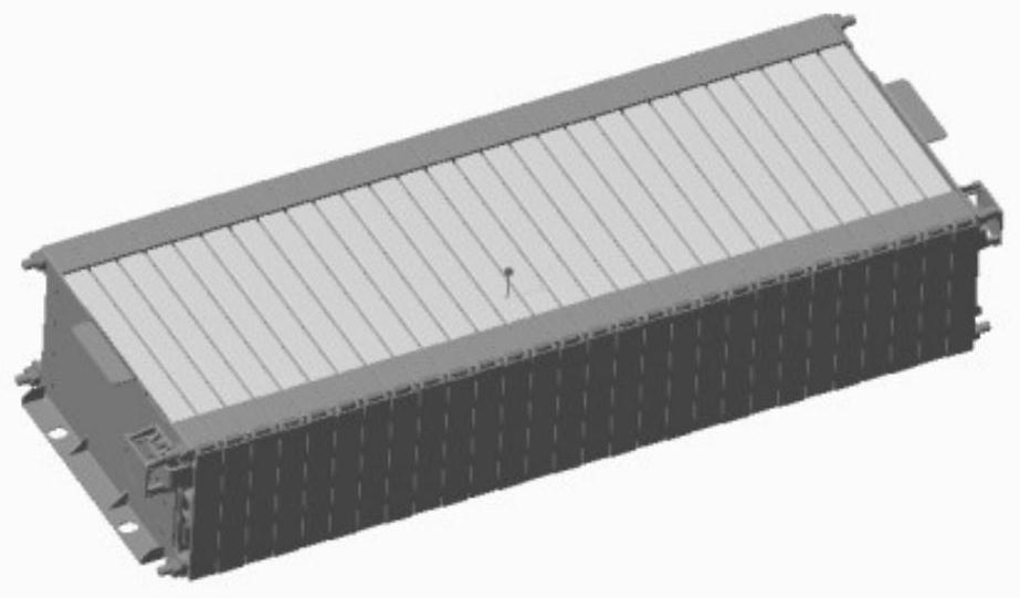 A liquid cooling module for lithium ion power battery