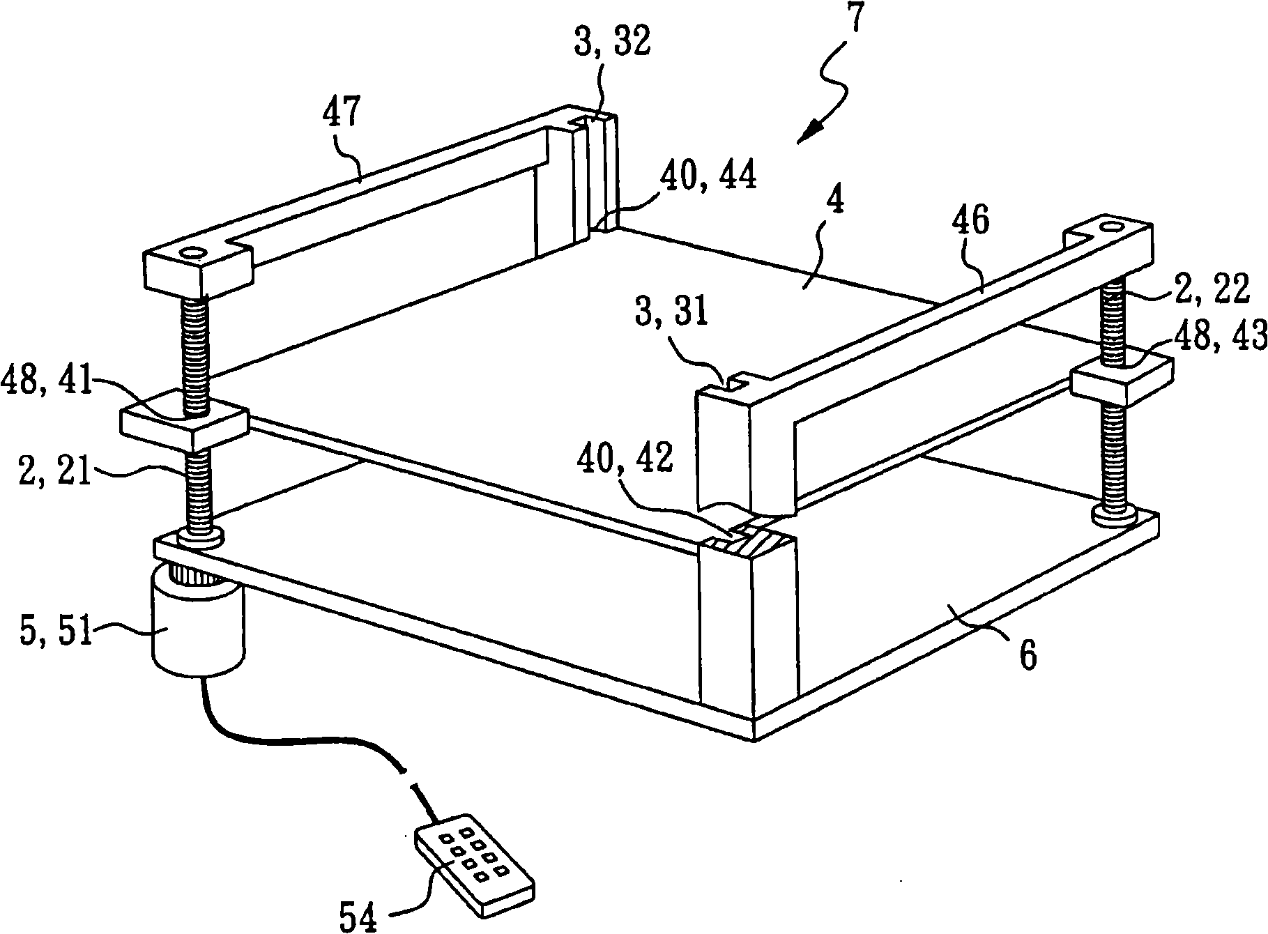 Vehicle mounted lifting device