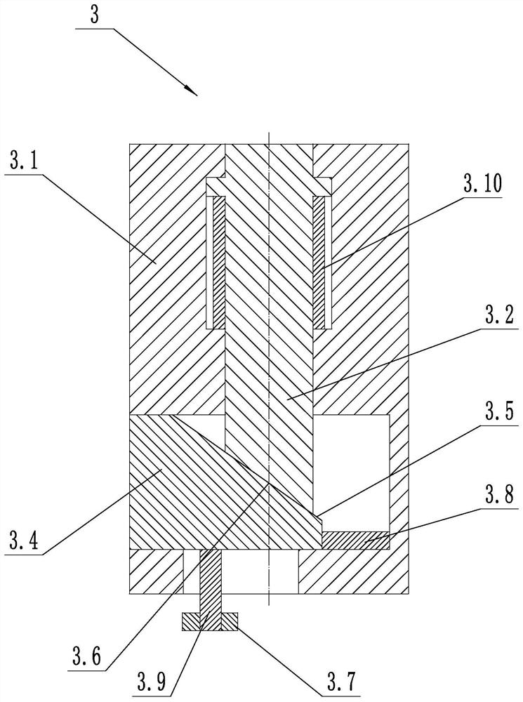 Feeding and discharging pushing mechanism of laser marking device