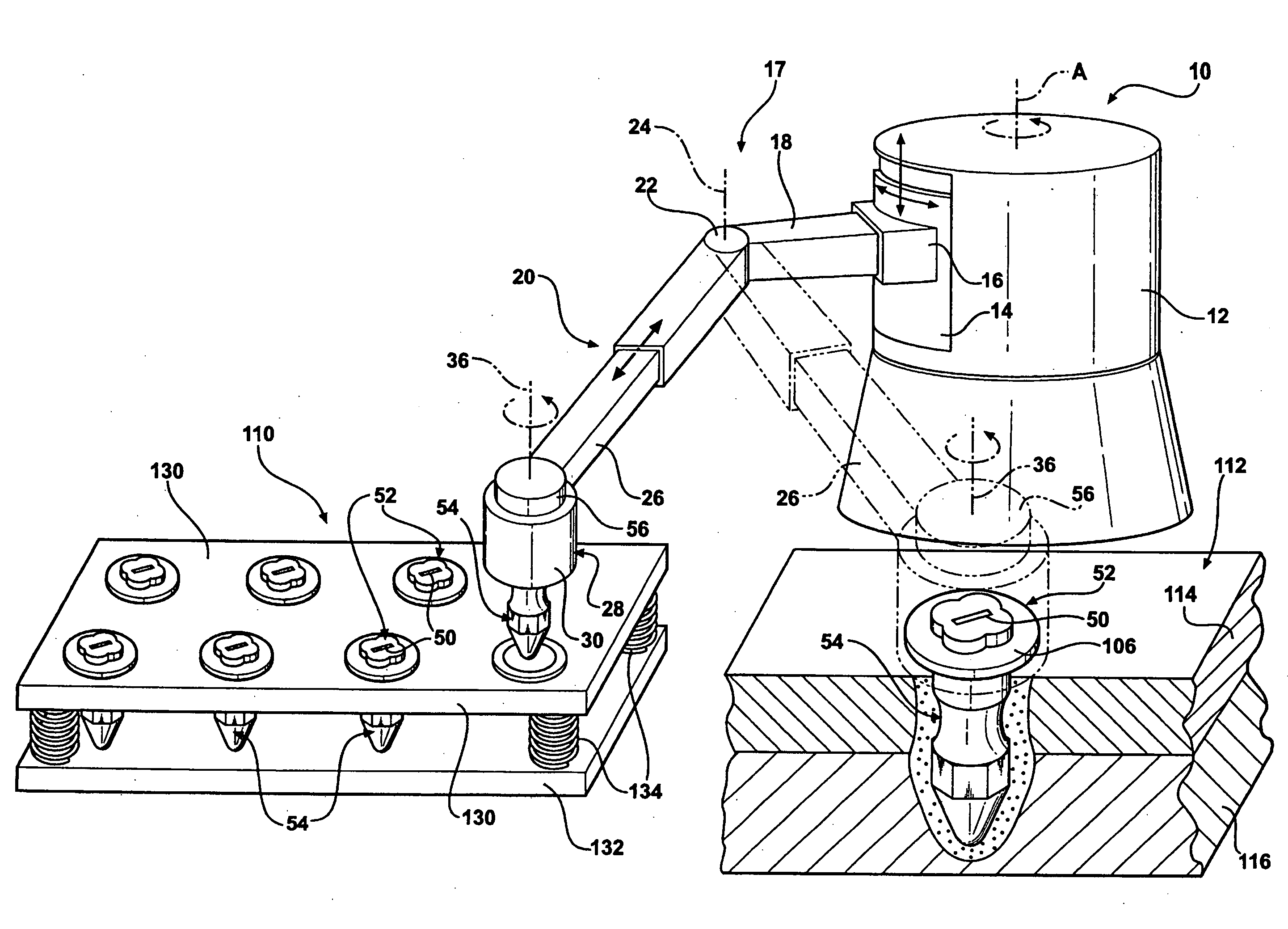 Friction stir rivet drive system and stir riveting methods